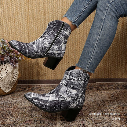 Vintage inspirierte Orthopädische Stiefel