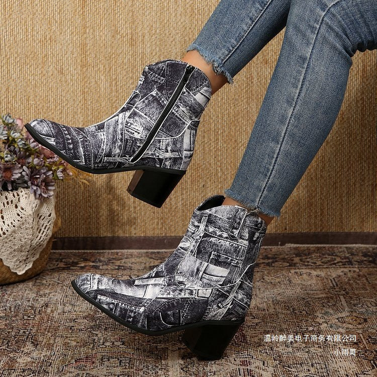 Vintage inspirierte Orthopädische Stiefel