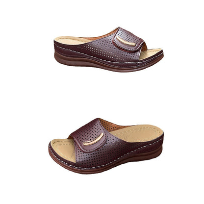 Klassische Orthopädische Sandalen mit zeitlosem Stil