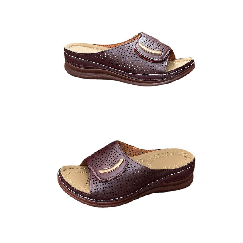 Klassische Orthopädische Sandalen mit zeitlosem Stil