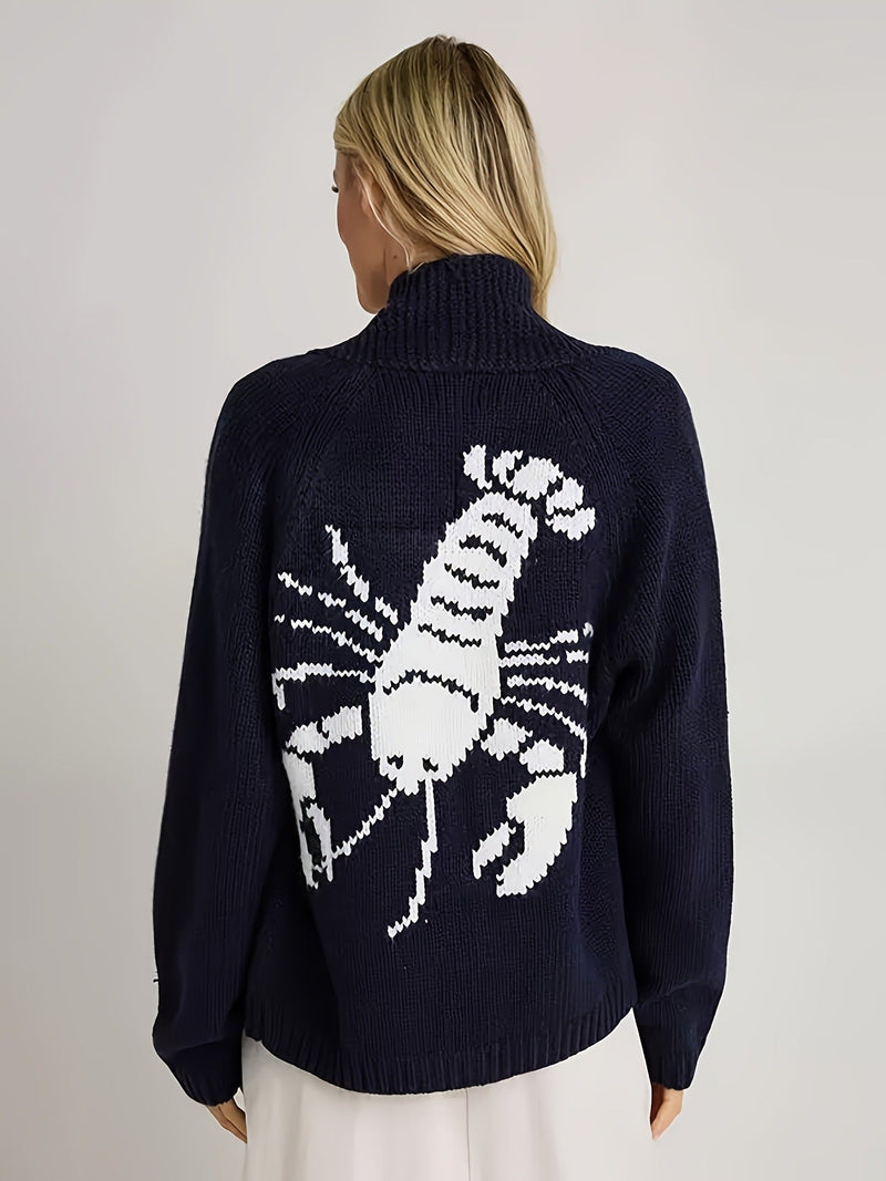 Anmutig designte Strickjacke