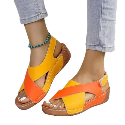 Vintage inspirierte Orthopädische Sandalen