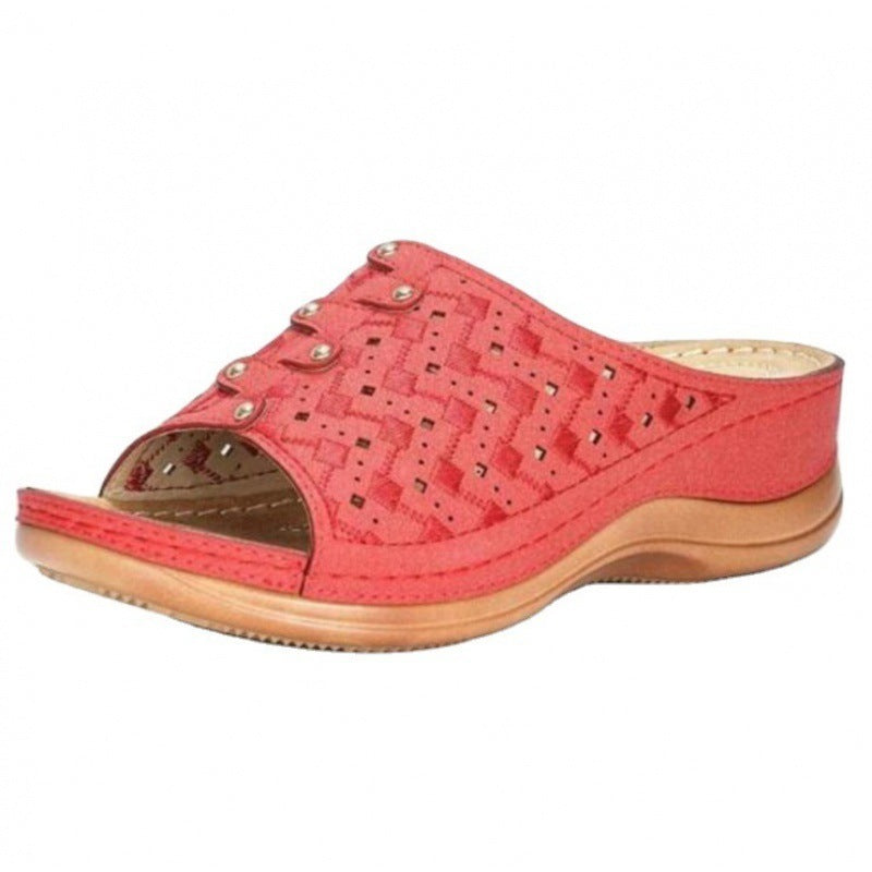 Klassische Orthopädische Sandalen mit zeitlosem Stil
