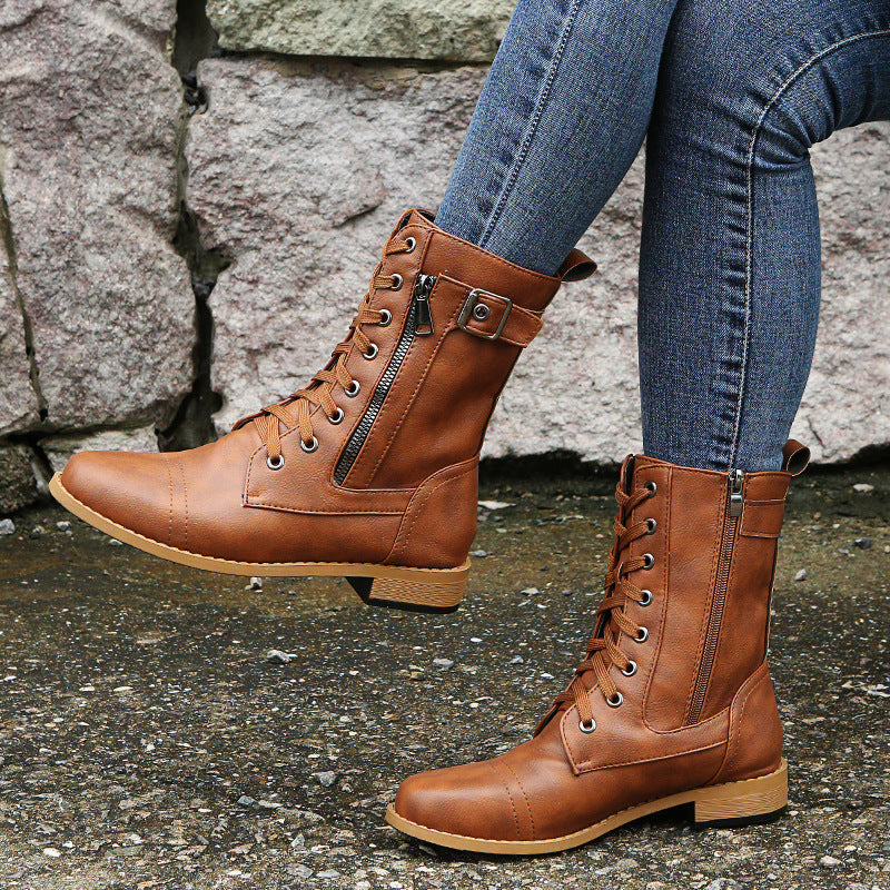 Anmutige Orthopädische Stiefel für modernen Look