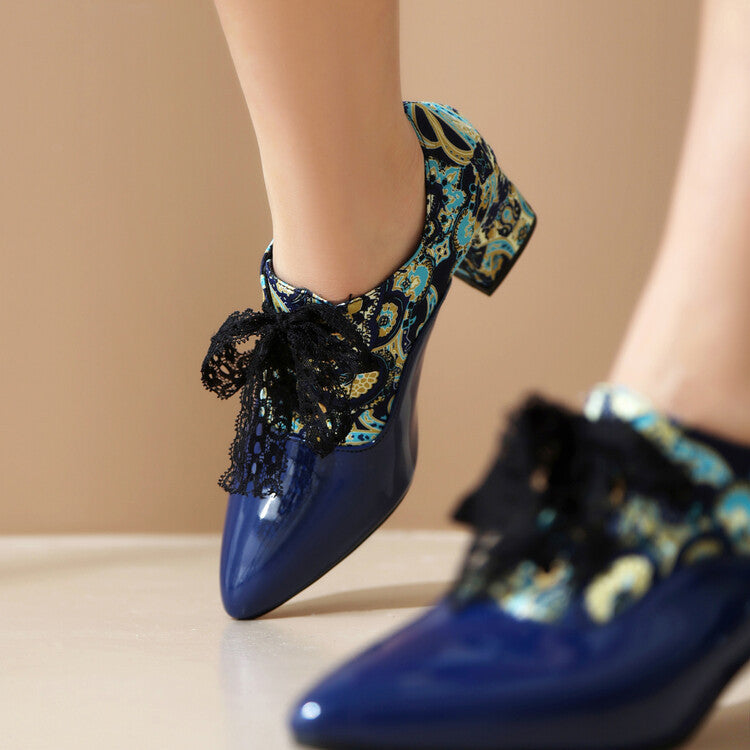 Vintage inspirierte Orthopädische Absatzschuhe