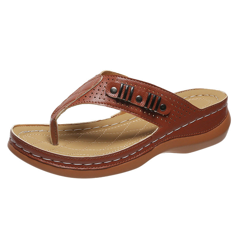 Klassische Orthopädische Sandalen mit zeitlosem Stil