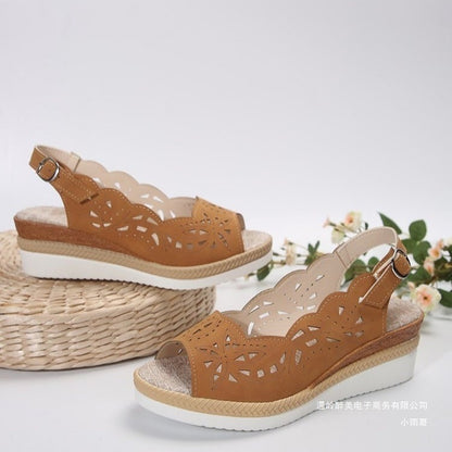 Vintage inspirierte Orthopädische Sandalen
