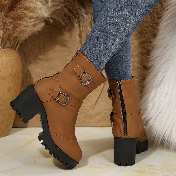 Schicke Orthopädische Stiefel mit einzigartigem Design