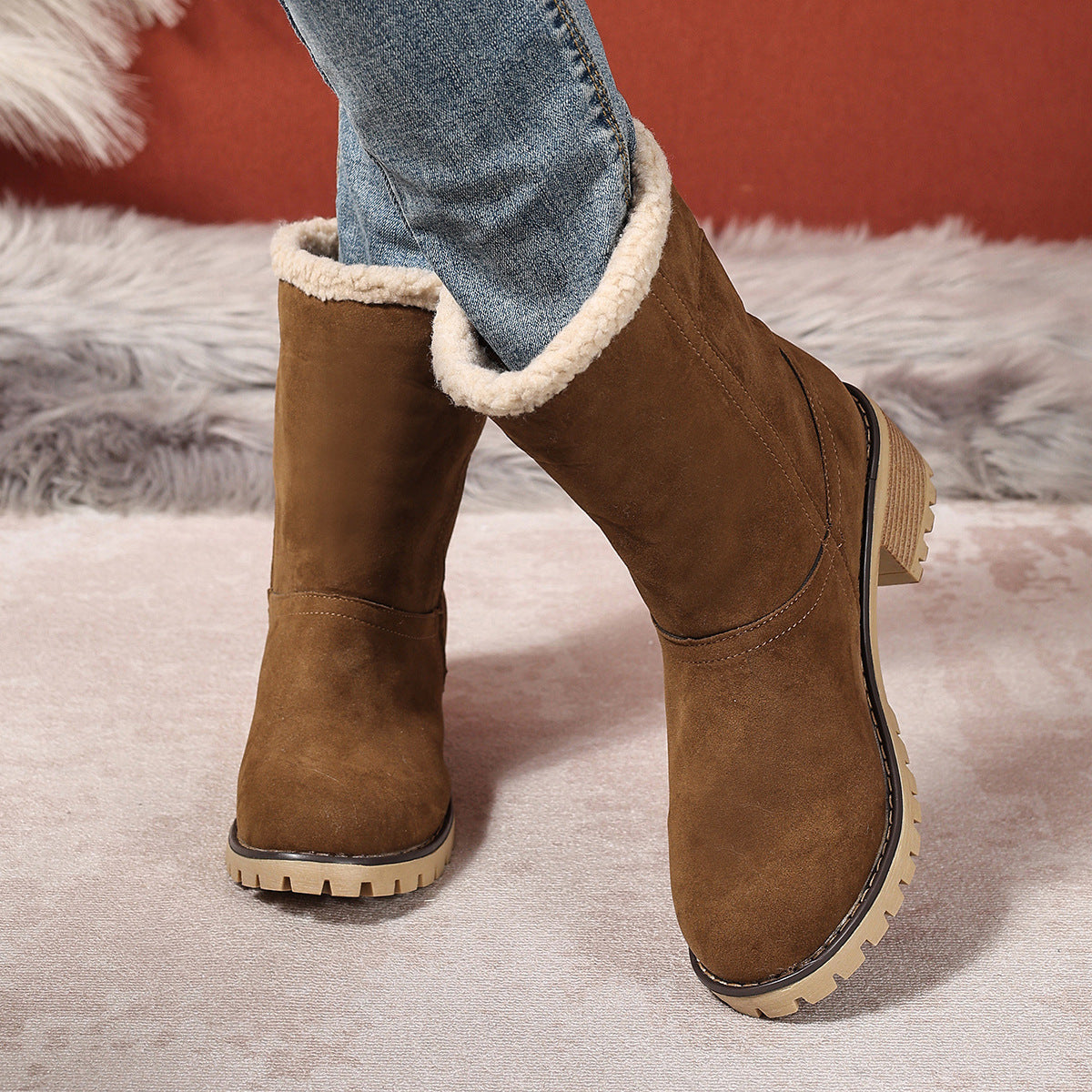 Schicke Orthopädische Stiefel mit einzigartigem Design