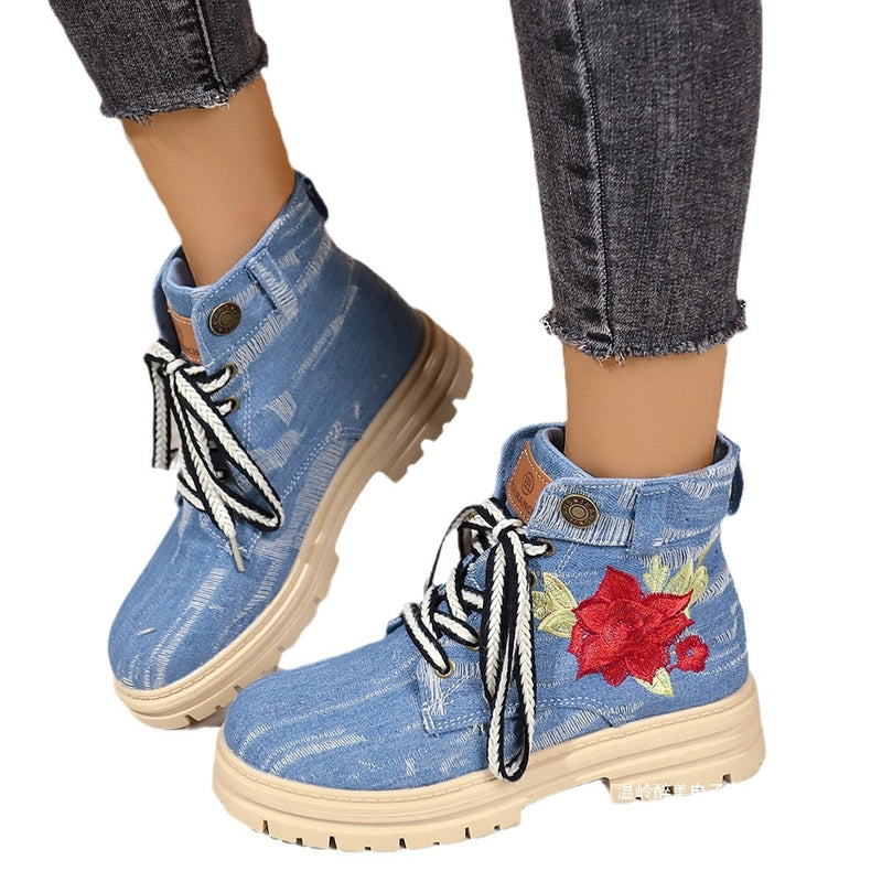 Vintage inspirierte Orthopädische Stiefel