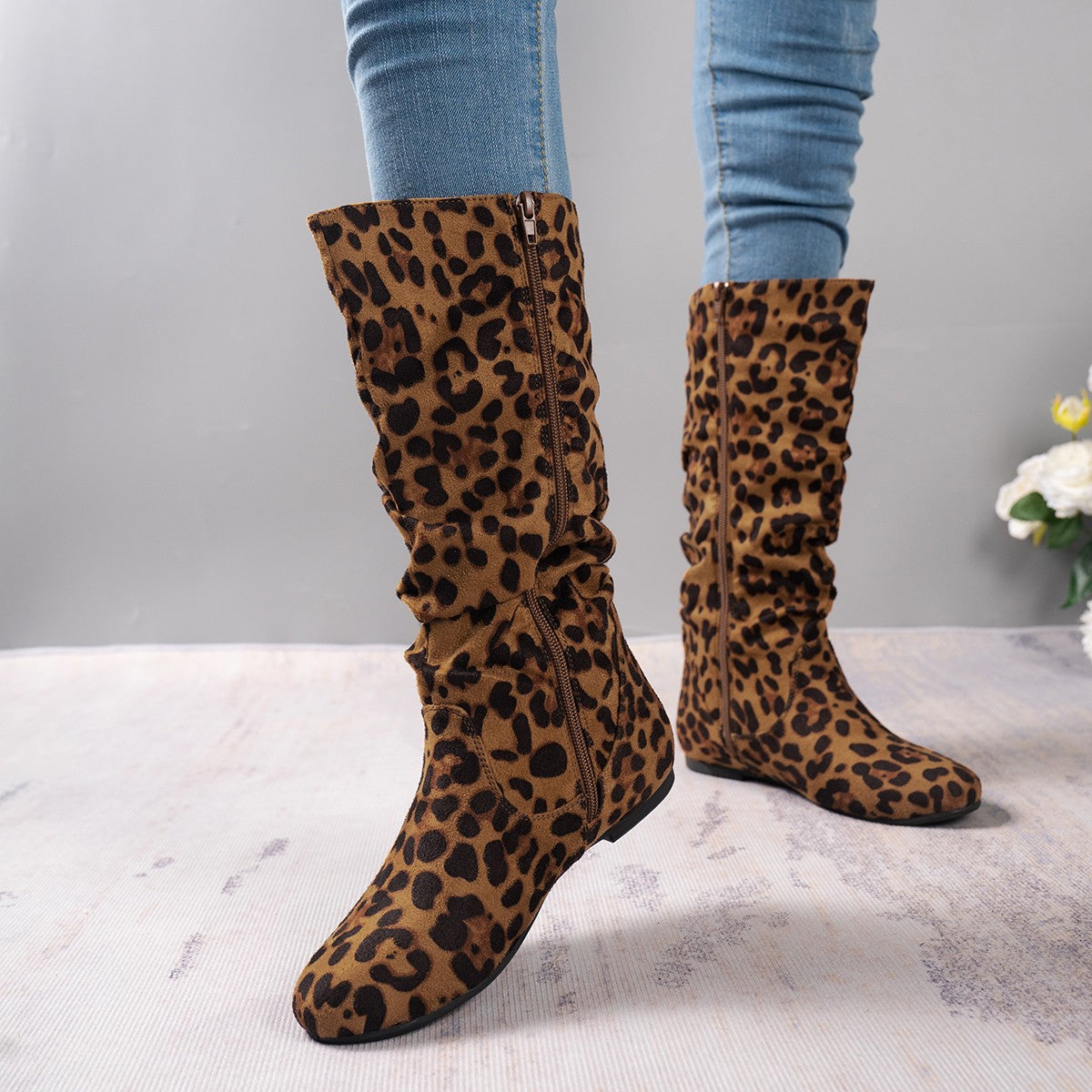 Klassische Orthopädische Stiefel mit zeitlosem Stil