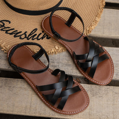 Klassische Orthopädische Sandalen mit zeitlosem Stil
