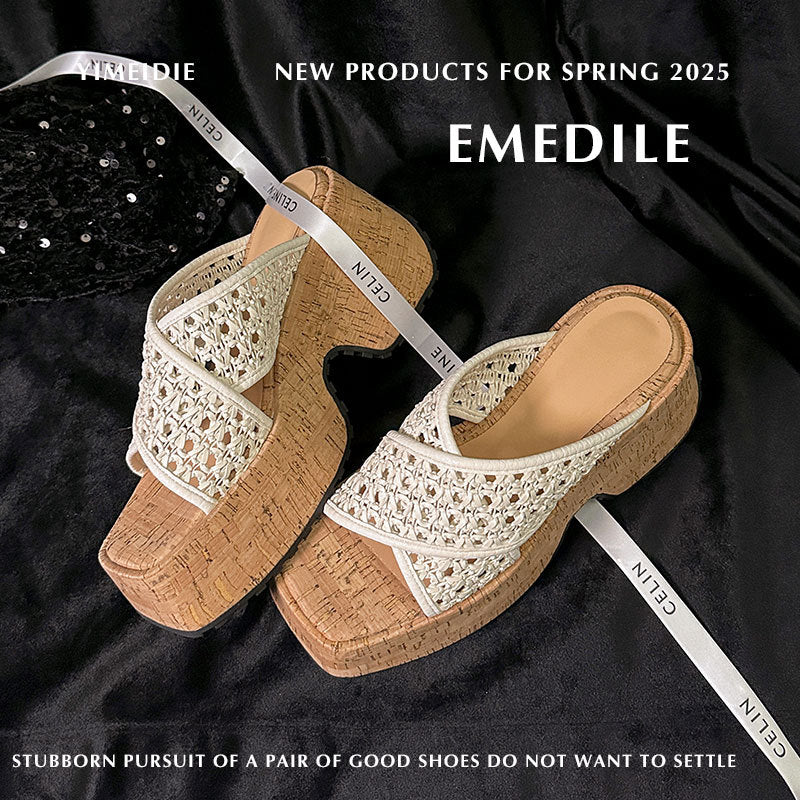 Vintage inspirierte Orthopädische Sandalen