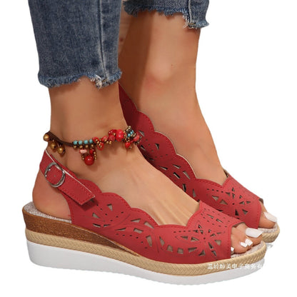 Vintage inspirierte Orthopädische Sandalen