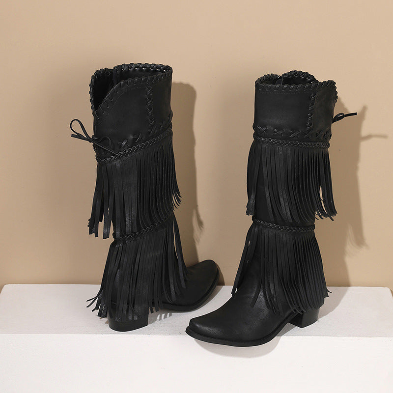 Vintage-inspirierte orthopädische Stiefel
