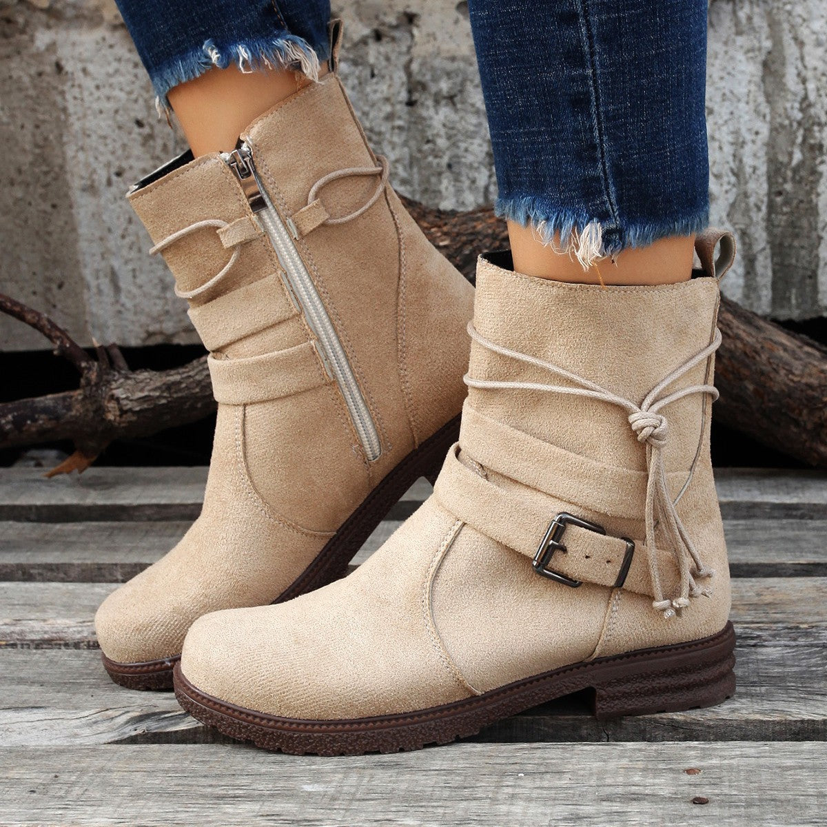 Schicke Orthopädische Stiefel mit einzigartigem Design