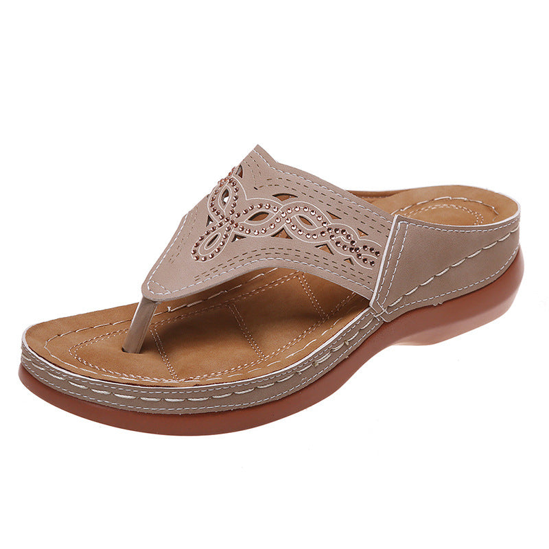 Klassische Orthopädische Sandalen mit zeitlosem Stil