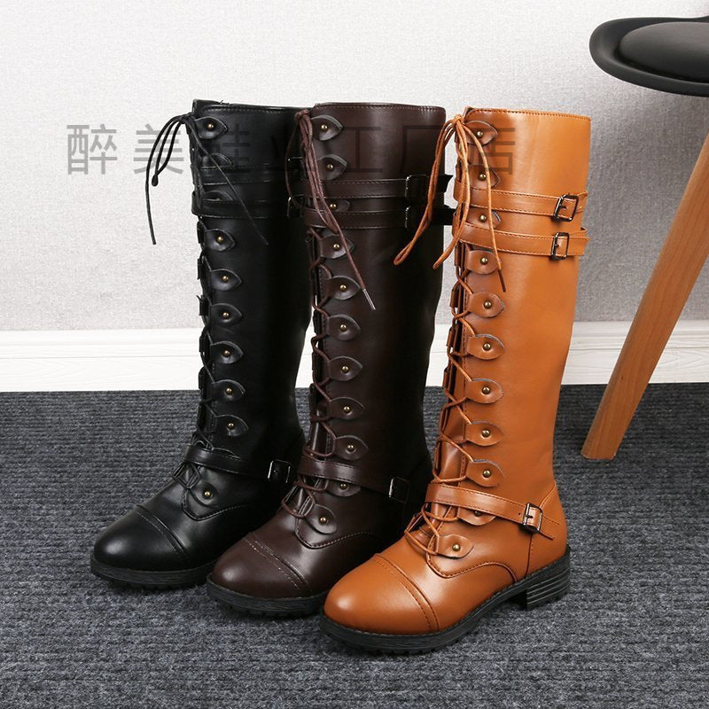 Vintage inspirierte Orthopädische Stiefel