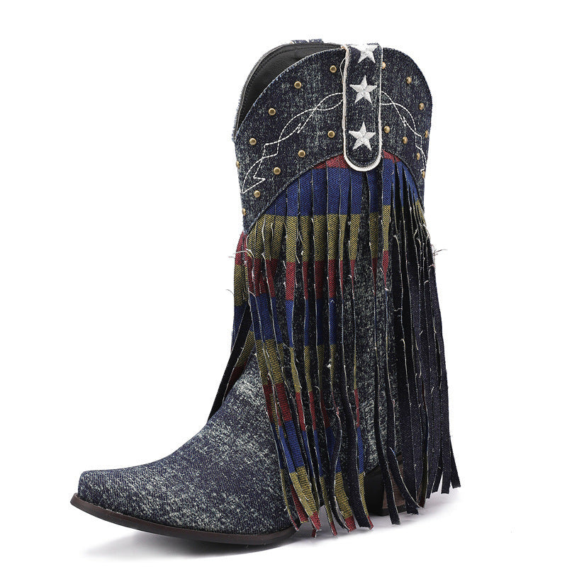 Vintage inspirierte Orthopädische Stiefel