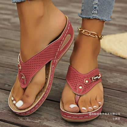Klassische Orthopädische Sandalen mit zeitlosem Stil