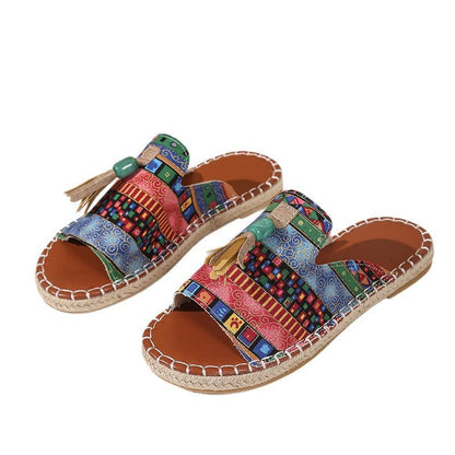 Vintage inspirierte Orthopädische Sandalen