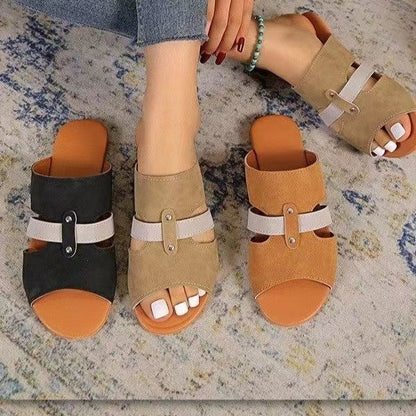 Vintage inspirierte Orthopädische Sandalen