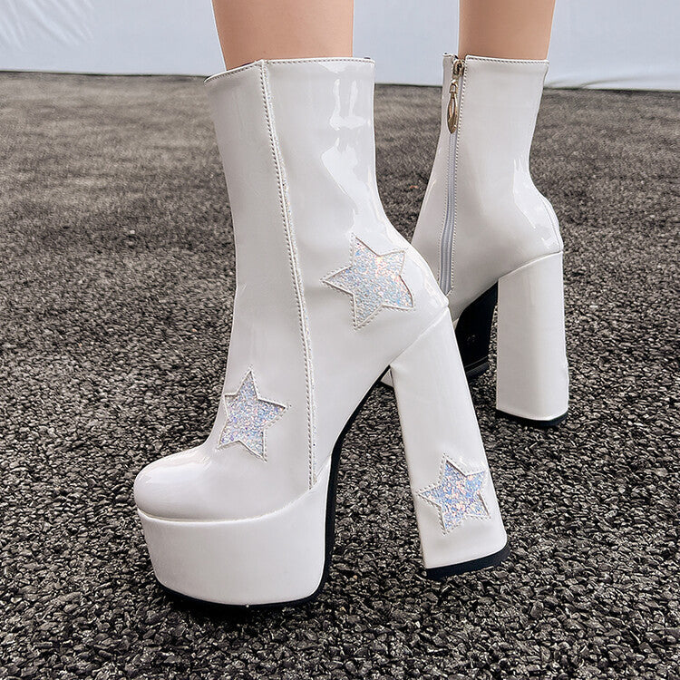 Vintage inspirierte Orthopädische Stiefel
