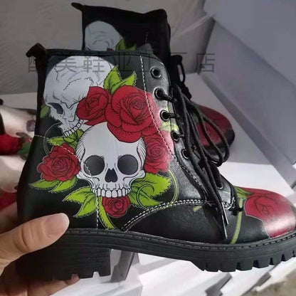 Vintage inspirierte Orthopädische Stiefel