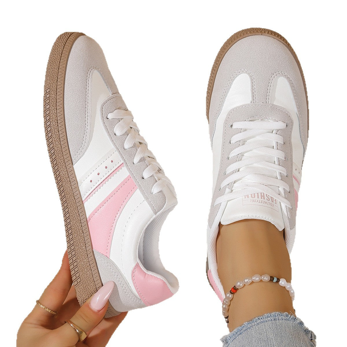 Klassische Orthopädische Sneakers mit zeitlosem Stil