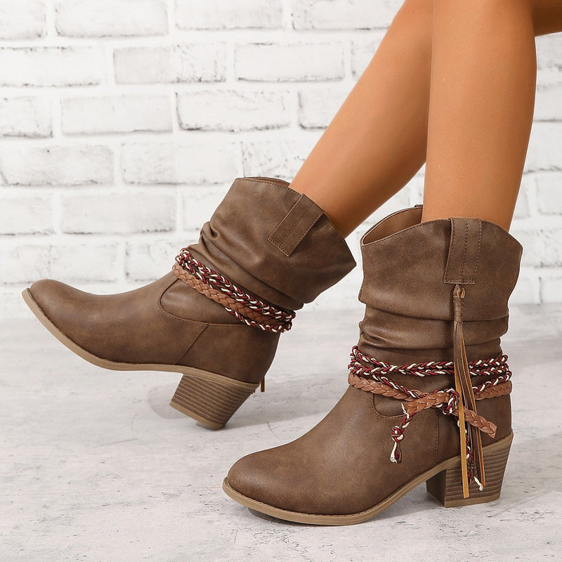 Klassische Orthopädische Stiefel mit zeitlosem Stil