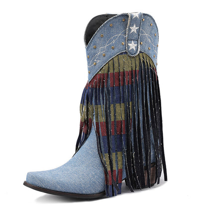 Vintage inspirierte Orthopädische Stiefel