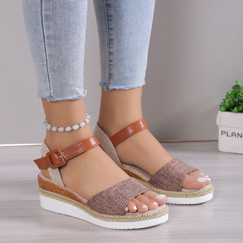 Vintage inspirierte Orthopädische Sandalen