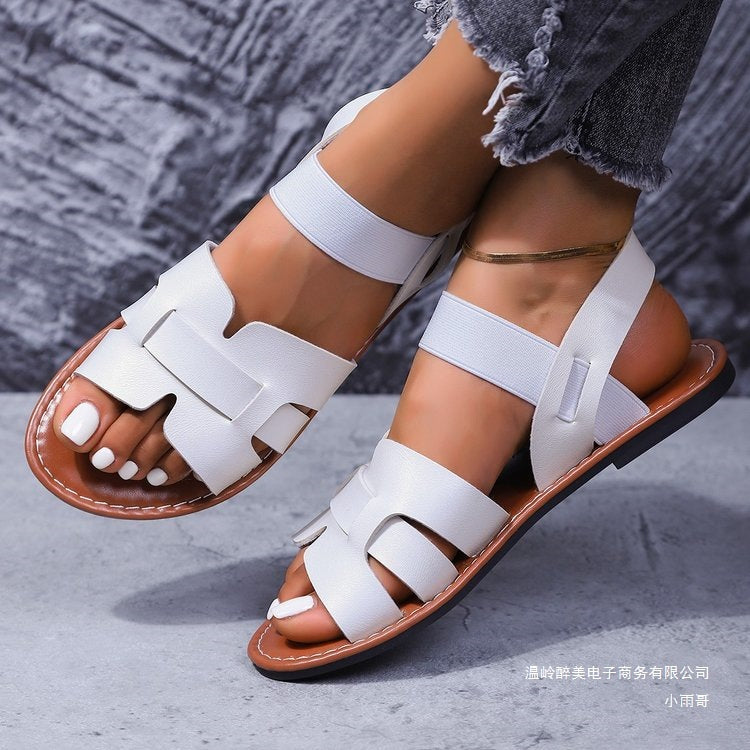 Klassische Orthopädische Sandalen mit zeitlosem Stil