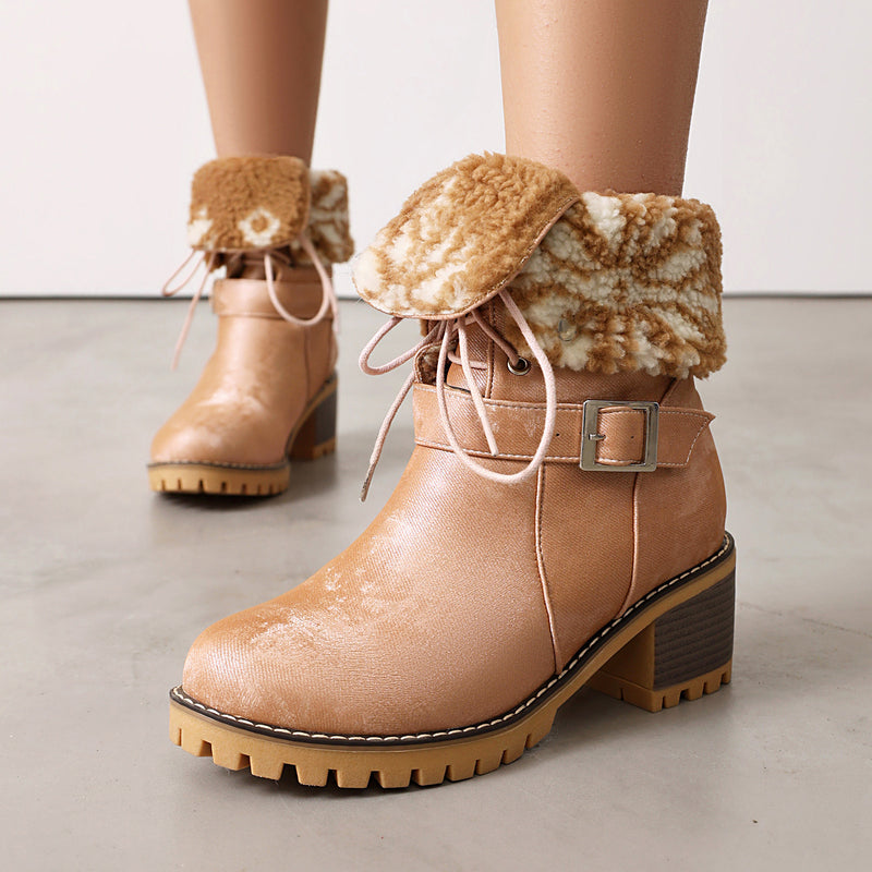 Anmutige Orthopädische Stiefel für modernen Look