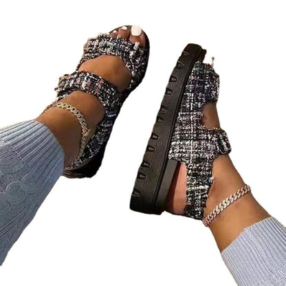 Vintage inspirierte Orthopädische Sandalen