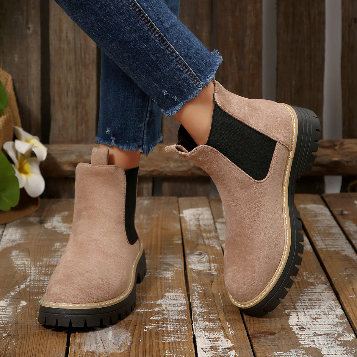 Anmutige Orthopädische Stiefel für modernen Look