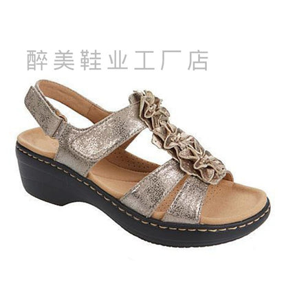 Vintage inspirierte Orthopädische Sandalen