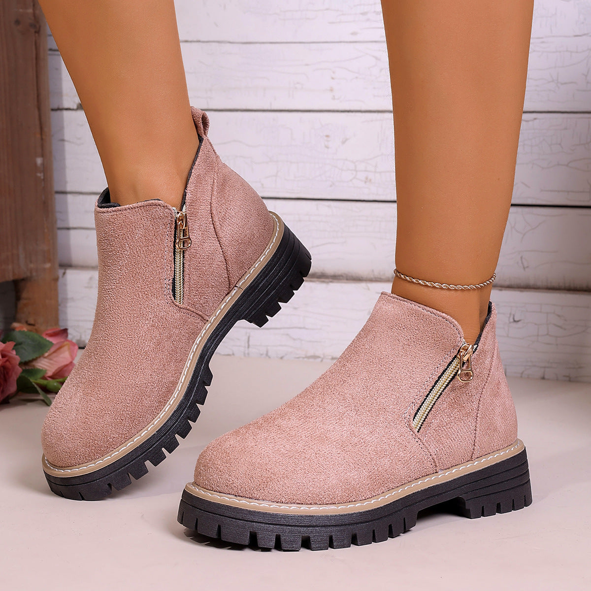 Klassische Orthopädische Stiefel mit zeitlosem Stil