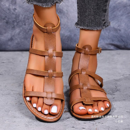 Vintage inspirierte Orthopädische Sandalen