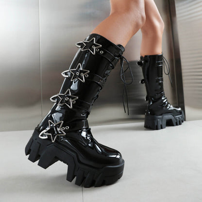 Vintage inspirierte Orthopädische Stiefel