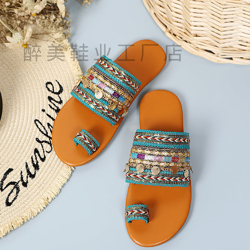 Vintage inspirierte Orthopädische Sandalen