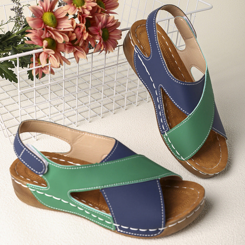 Vintage inspirierte Orthopädische Sandalen