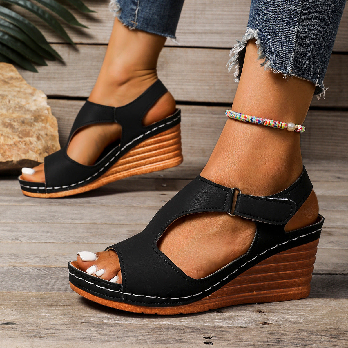 Klassische Orthopädische Sandalen mit zeitlosem Stil
