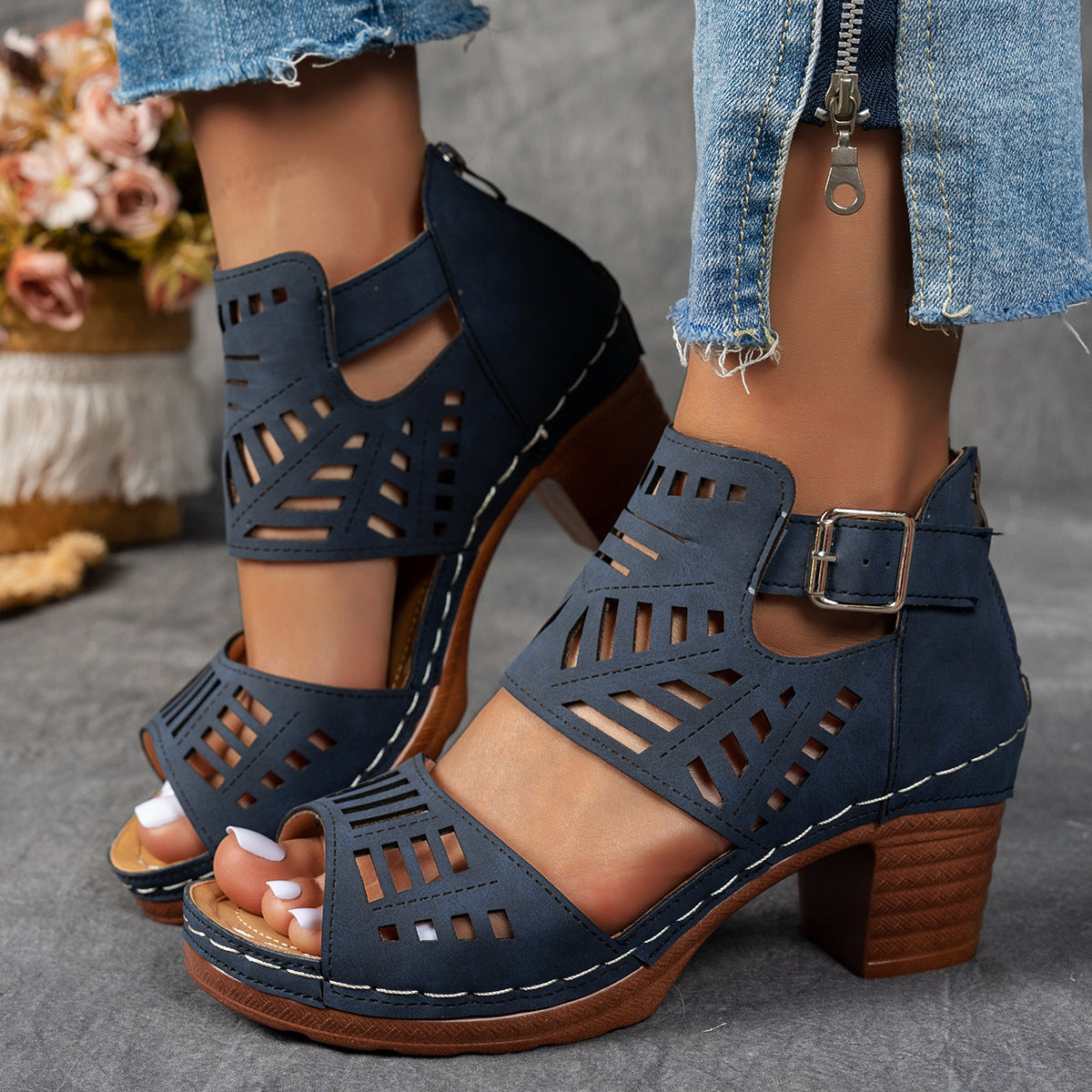 Vintage inspirierte Orthopädische Schuhe