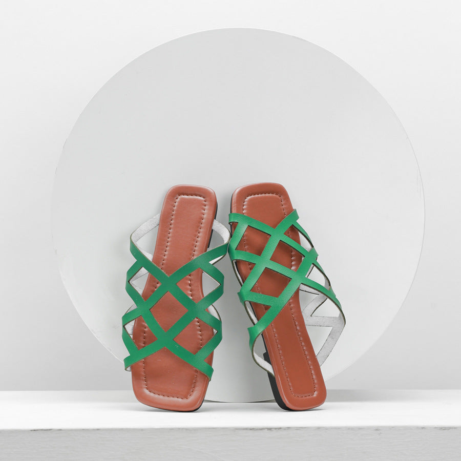 Vintage inspirierte Orthopädische Sandalen