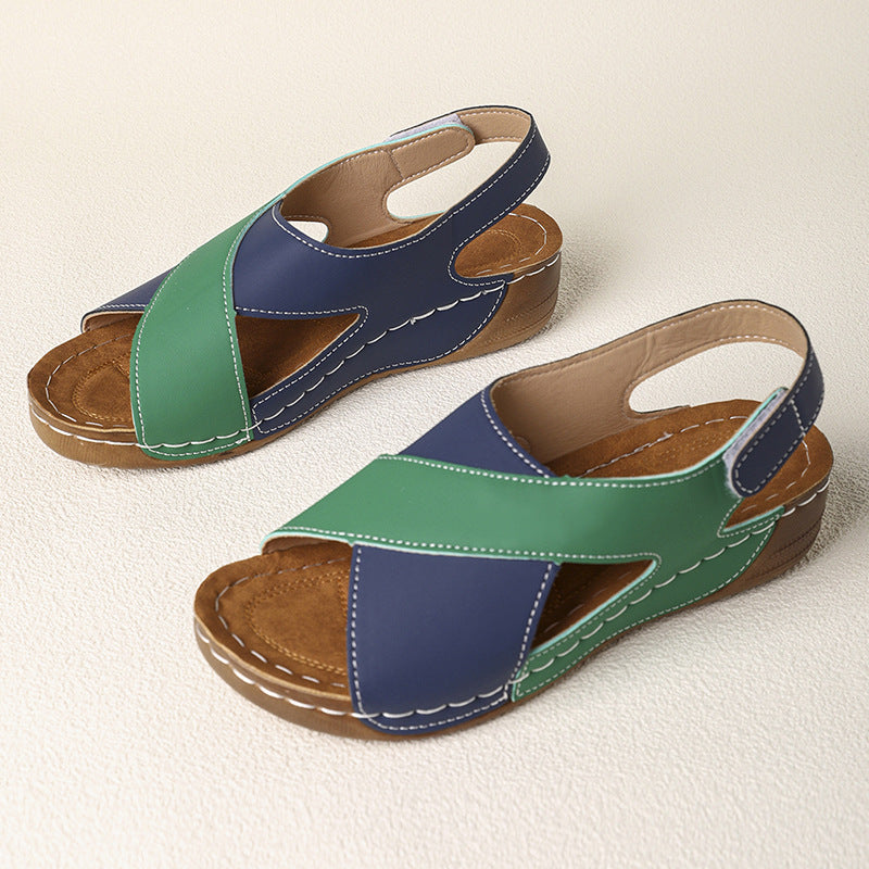 Vintage inspirierte Orthopädische Sandalen