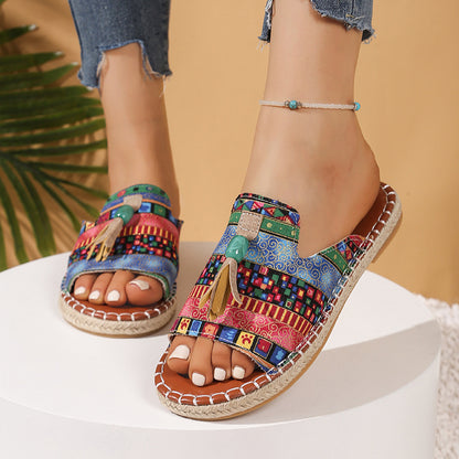 Vintage inspirierte Orthopädische Sandalen