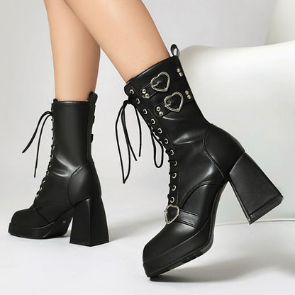 Vintage inspirierte Orthopädische Stiefel