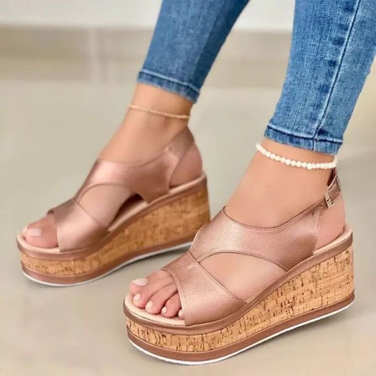 Vintage inspirierte Orthopädische Sandalen
