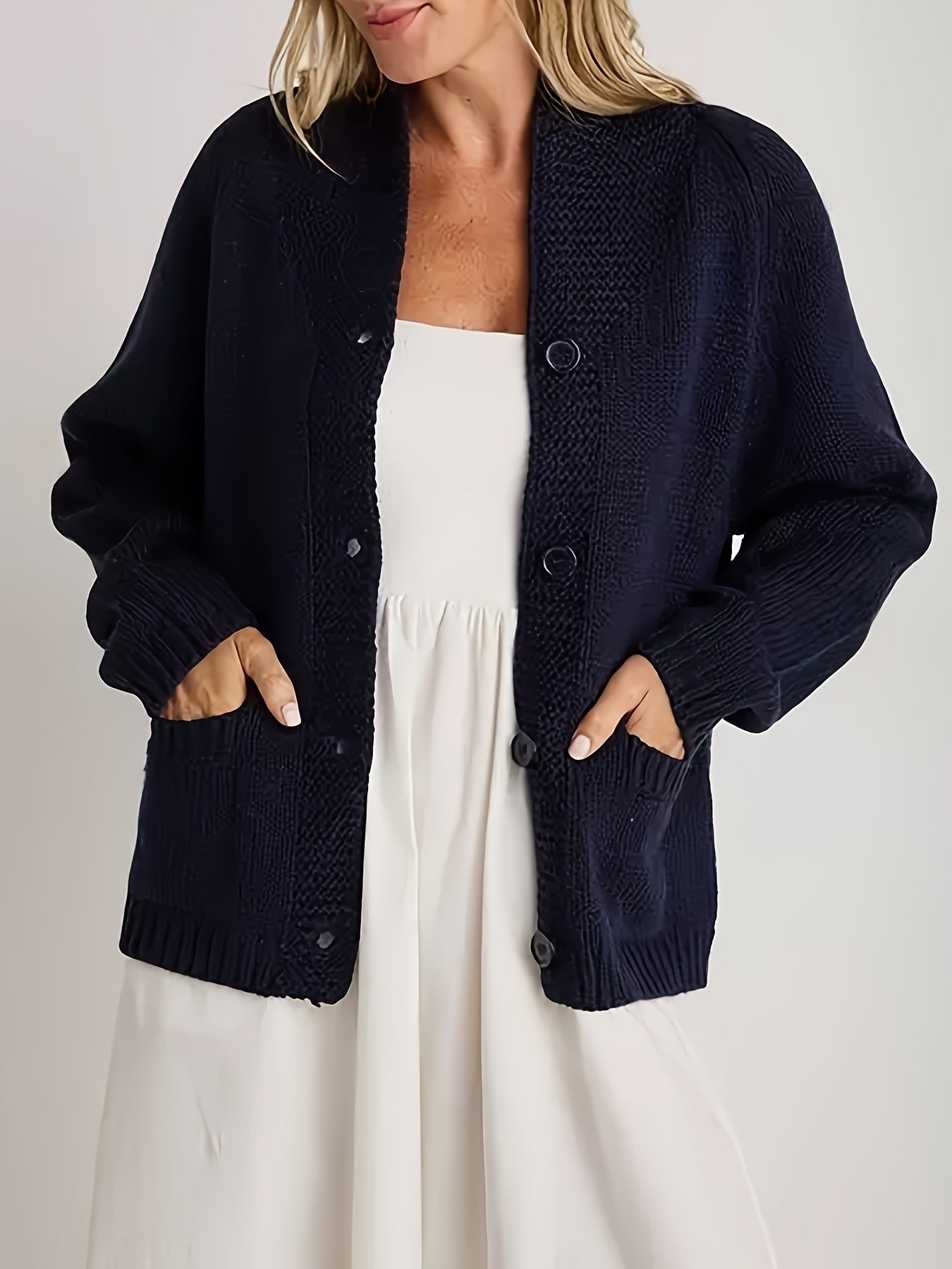 Klassische Vintage-Strickjacke